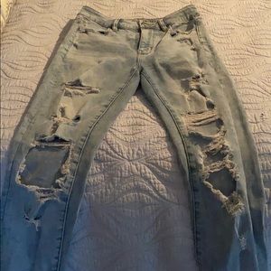 American eagle super hi-rise jegging